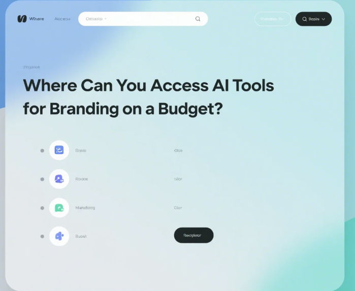 Where Can You Access AI Tools for Branding on a Budget?