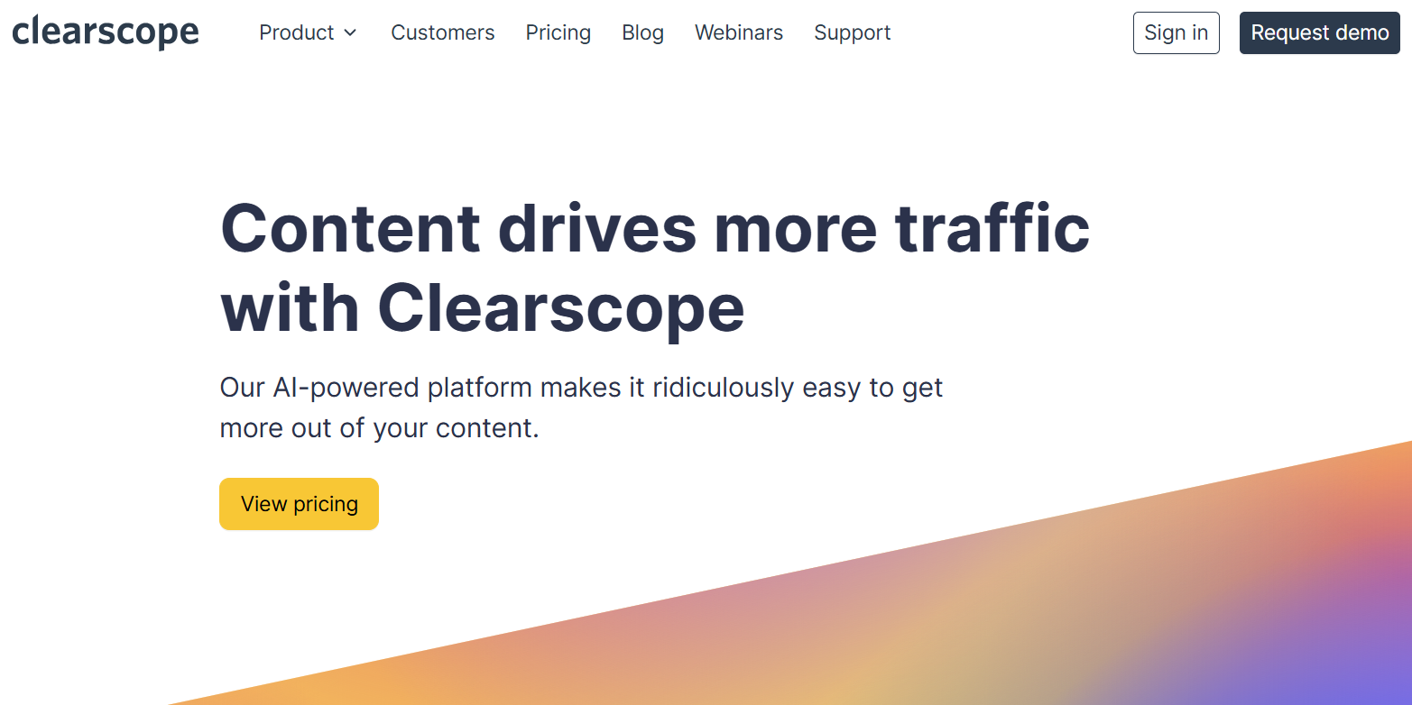 Clearscope best AI SEO optimization tools.png