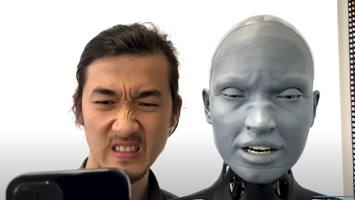 Can Real Artificial Intelligence Robots Mimic Human Facial Expressions and Gestures?