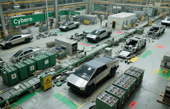 Tesla Cybertruck Production Delays: AI Manufacturing Systems and Unimplemented Features