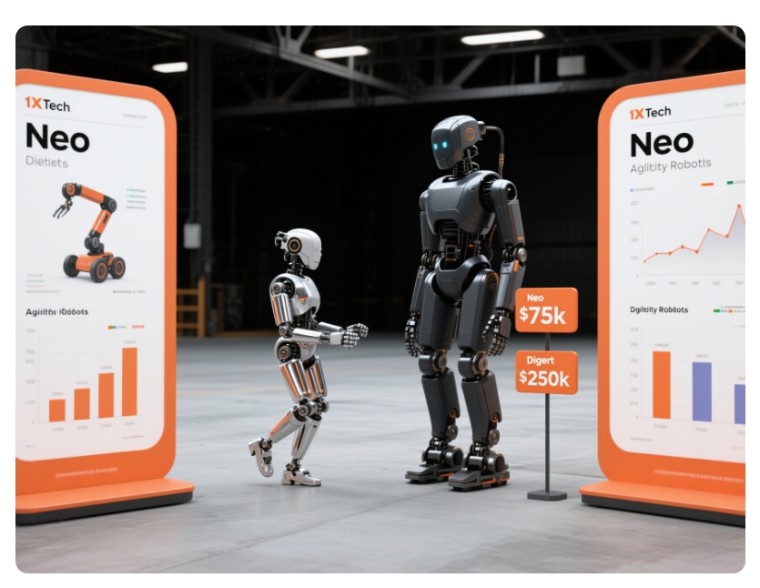 1X Tech vs. Agility Robotics: Who's <strong>Leading</strong> the Charge in Humanoid Robotics?