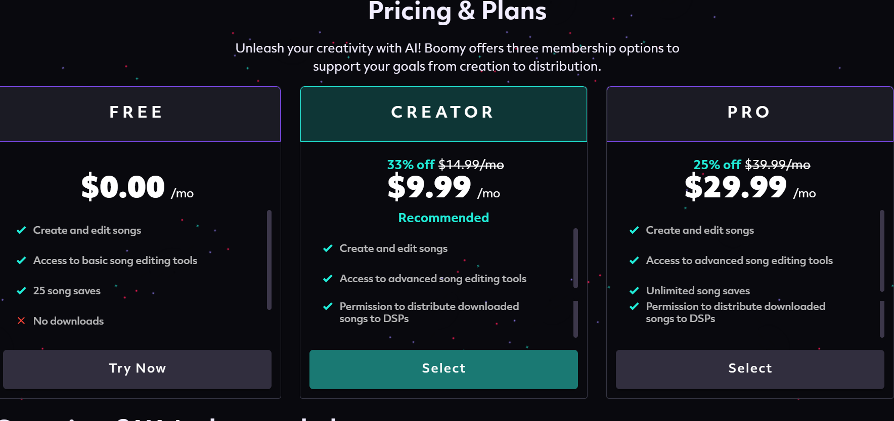 Boomy Pricing.png