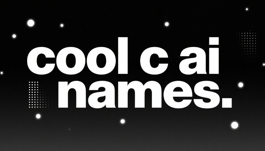 Examples and tips for generating cool Character AI names