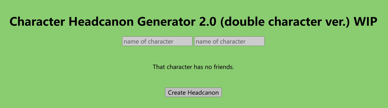 Create Unique Character Backstories with Perchance AI Headcanon Generator