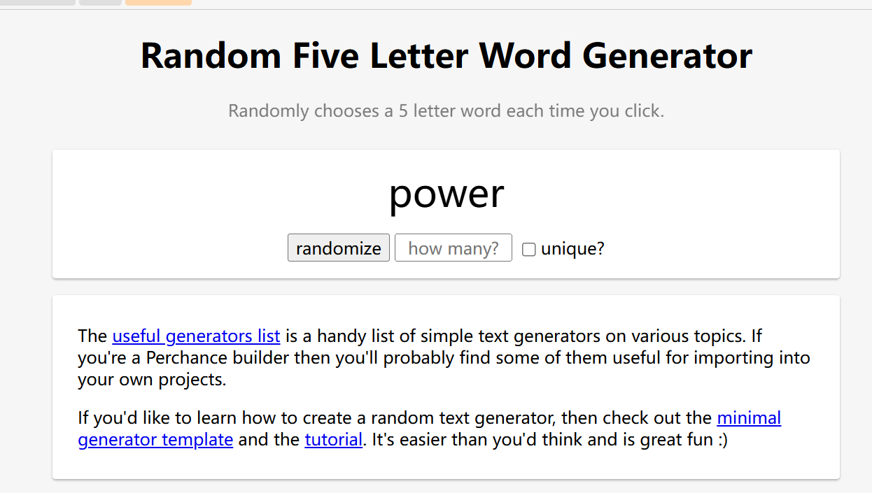 The Best Five Letter Word Finder Online: Powered by Perchance AI