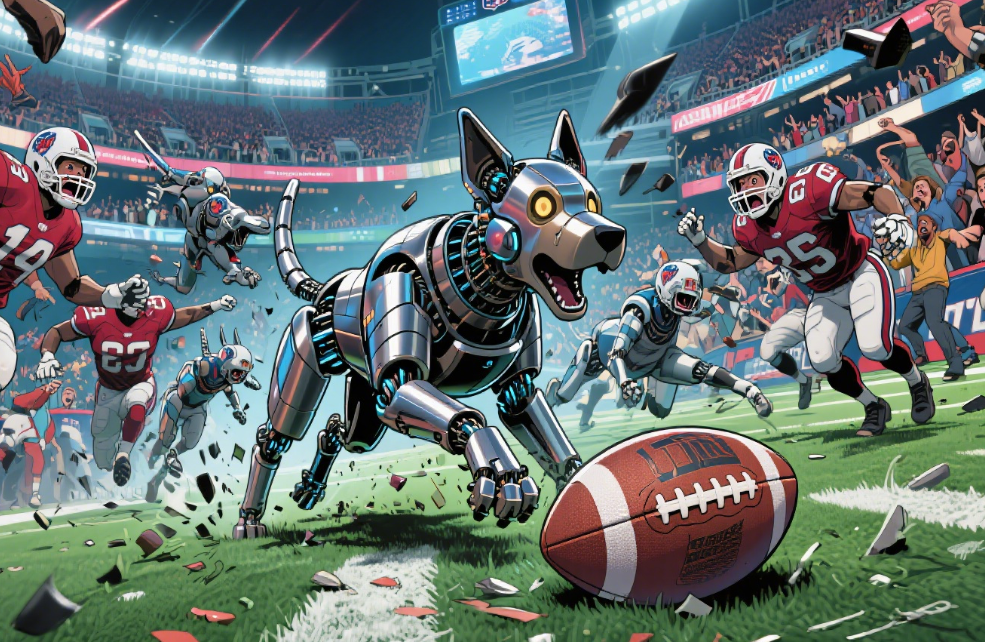Robodogs Invaded NFL! The Truth About AI Robots at Chargers Game Real or Fake?