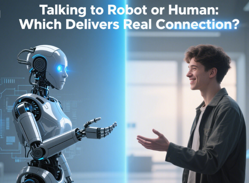 Talking to Robot or Human: Which Delivers Real Connection?