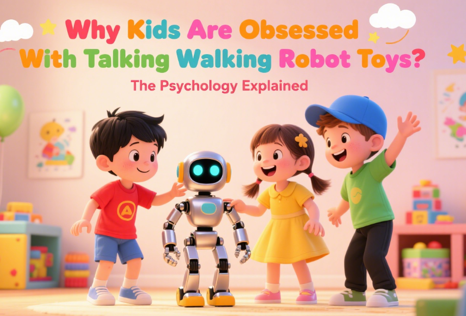 Why Kids Are Obsessed With Talking Walking Robot Toys? The Psychology Explained