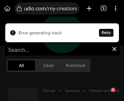 How to Fix “Error Generating Tracks” on Udio: Full Troubleshooting Guide