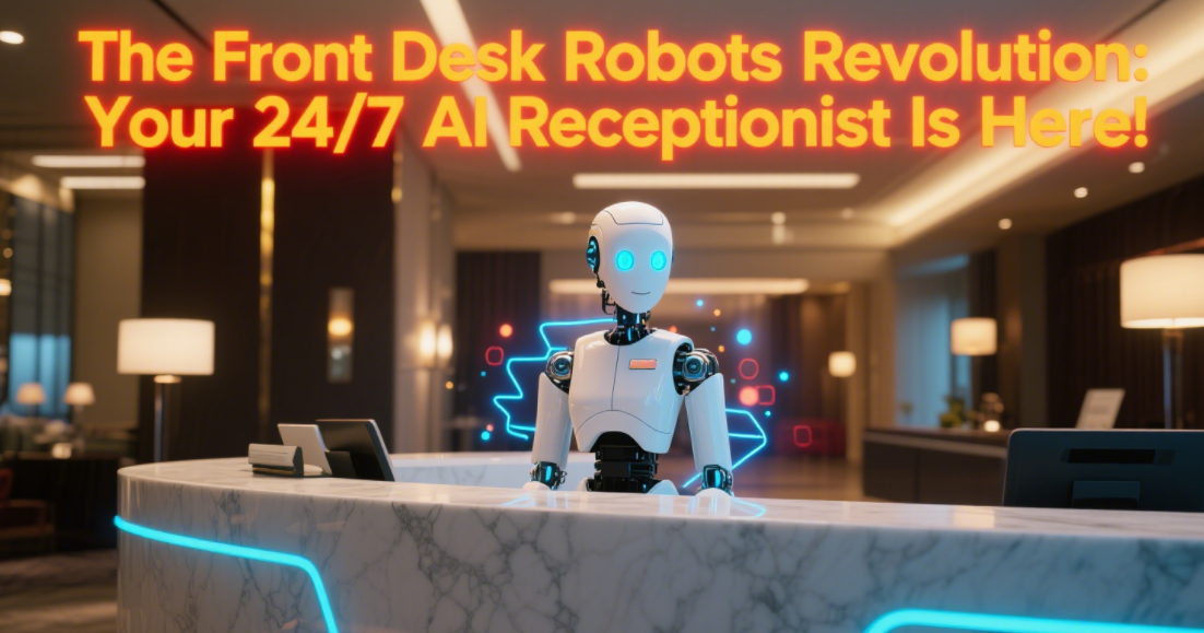 The Front Desk Robots Revolution: Your 24/7 AI Receptionist Is Here!