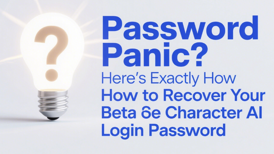 Password Panic? Here's Exactly How to Recover Your Beta Character AI Login Password