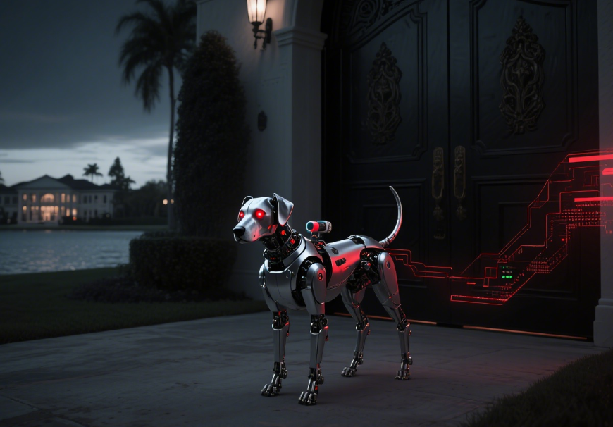 Did Musk Test a Secret Robot Dog Guarding Mar-a-Lago? Elon Musk Robot Dog Mar A Lago Reveal