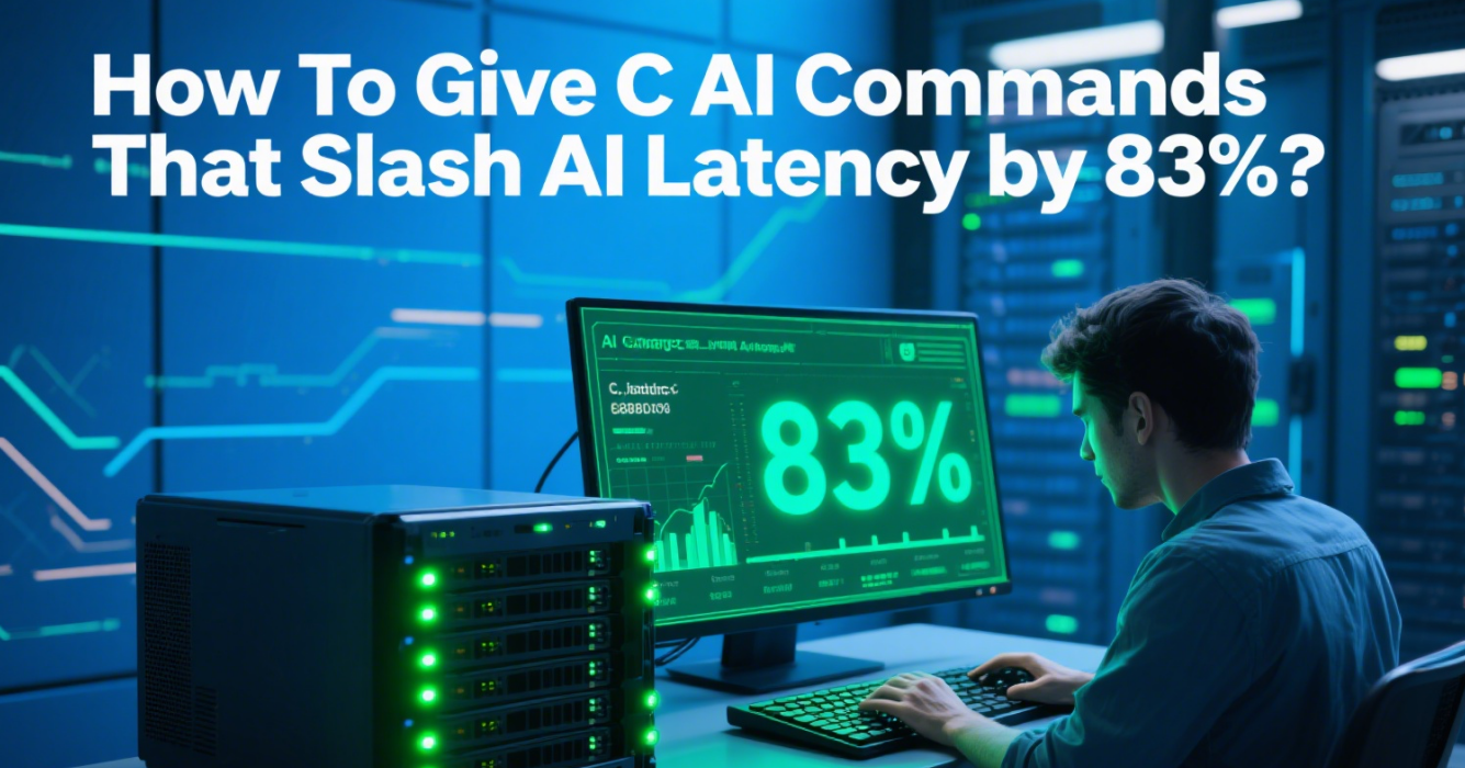 How To Give C AI Commands That Slash AI Latency by 83%?