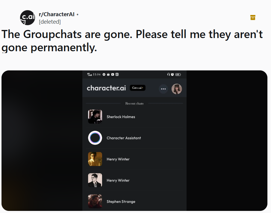 Character AI Group Chat Gone: The Sudden Silence Explained