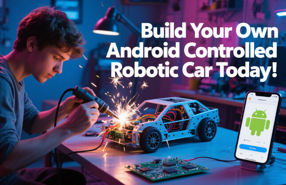 Build Your Own Android Controlled Robotic Car Today!