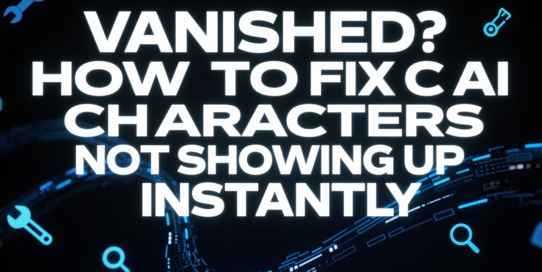 Vanished? How to Fix C AI Characters Not Showing Up Instantly