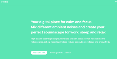 Noisli AI Tools: Intelligent Background Sound Platform